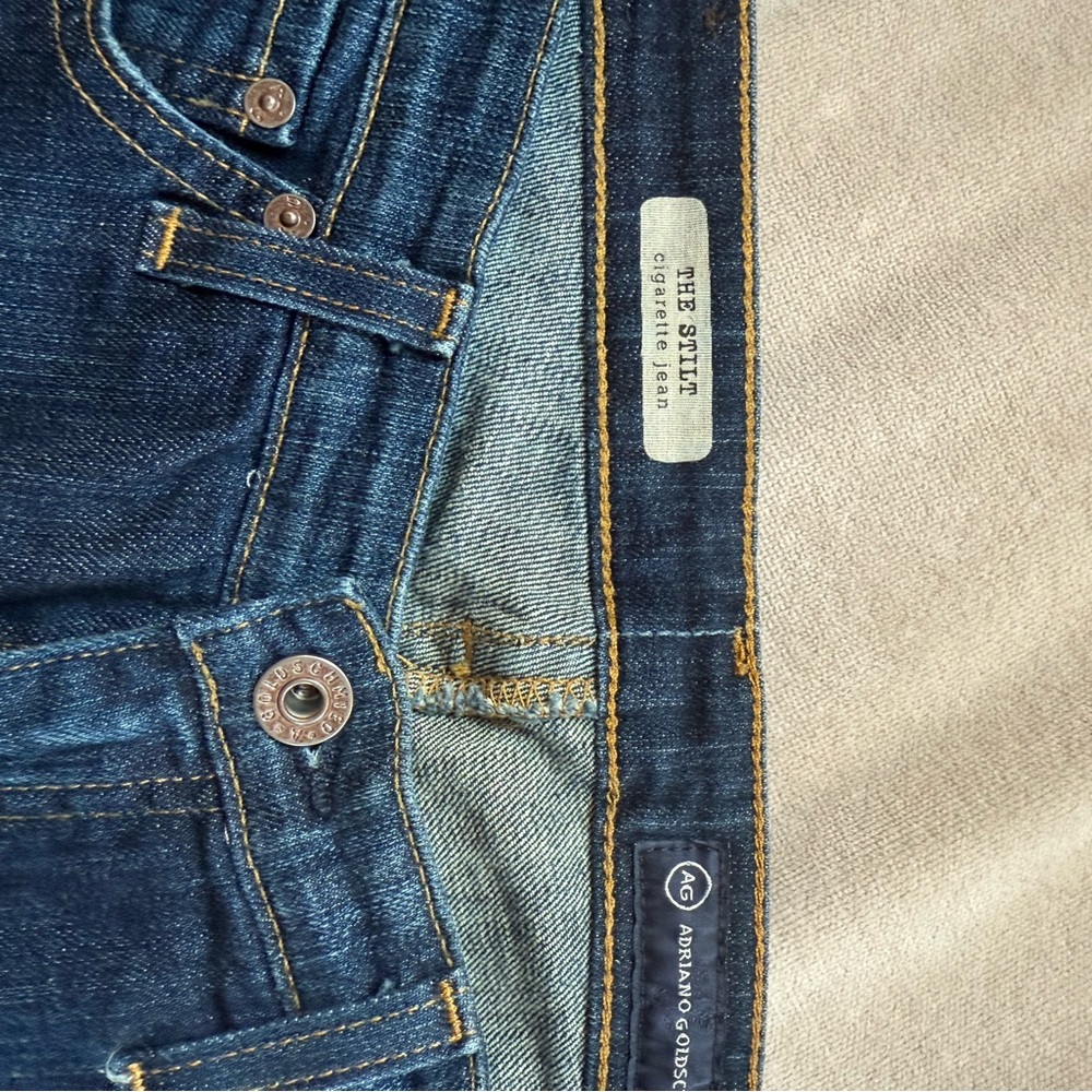 Ag Adriano Goldschmied Dark Blue Slim Jeans